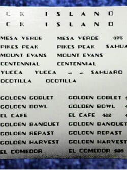 No# 8008 RI Diner Decals