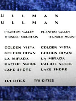 No# 8010 RI Lounge Car Decals